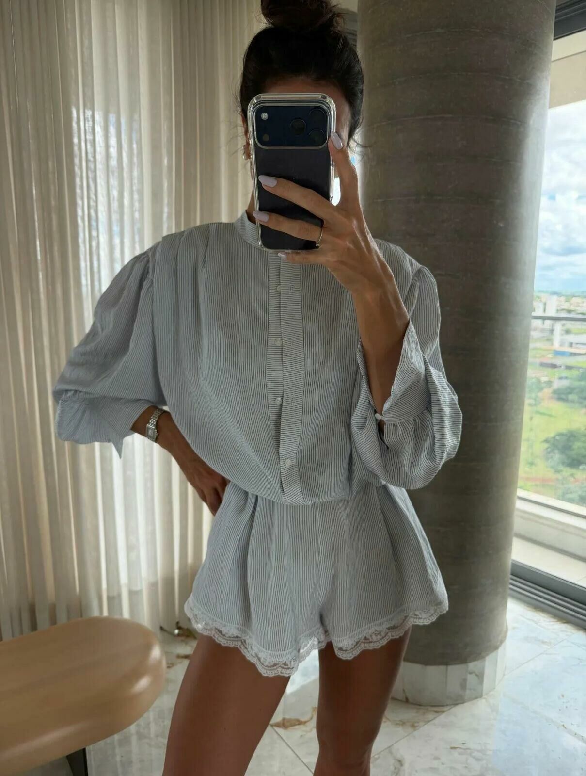 Imagem de Macaquinho Dafne Listrado Cloude